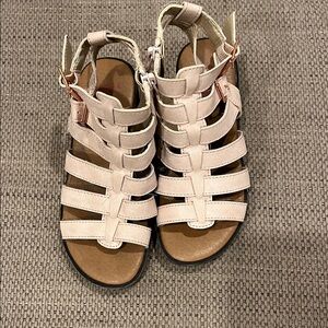 Jellypop Light Pink Gladiator Sandals for Kids